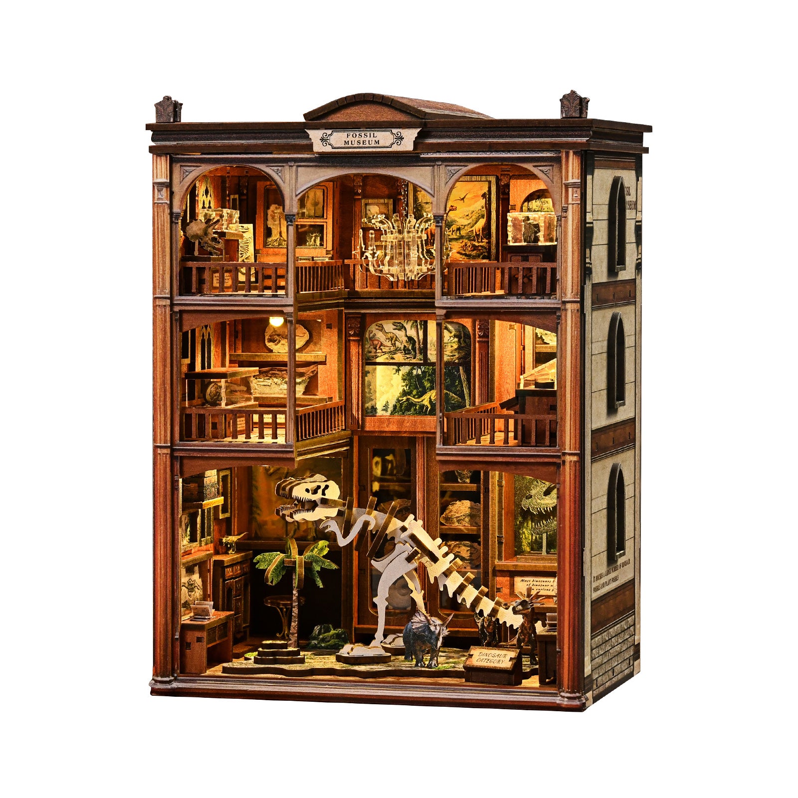 Booknook Fossielenmuseum – schuin rechts